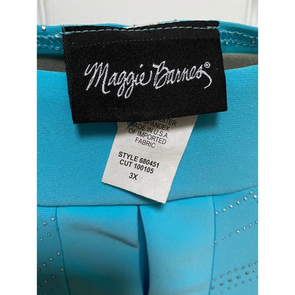 Maggie Barnes Light Turquoise Embellished Top - Picture 5 of 5